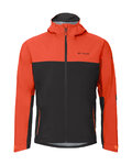 VAUDE waterproof jacket - MOAB RAIN  - red/black