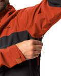 VAUDE waterproof jacket - MOAB RAIN  - red/black