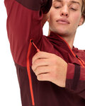 VAUDE waterproof jacket - MOAB RAIN  - red/bordeaux