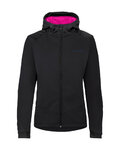 VAUDE Cycling windproof jacket - QIMSA SOFTSHELL - black