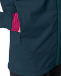 VAUDE Cycling windproof jacket - QIMSA SOFTSHELL - blue