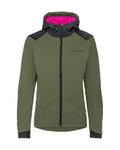 VAUDE Cycling windproof jacket - QIMSA SOFTSHELL - green