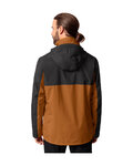 VAUDE waterproof jacket - ROSEMOOR 3in1 - brown/black