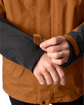VAUDE waterproof jacket - ROSEMOOR 3in1 - brown/black