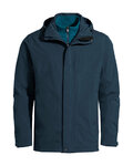 VAUDE waterproof jacket - ROSEMOOR 3in1 - blue