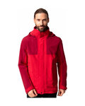 VAUDE waterproof jacket - ROSEMOOR 3in1 - red