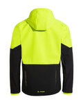 VAUDE Cycling windproof jacket - QIMSA SOFTSHELL - black/yellow