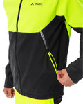 VAUDE Cycling windproof jacket - QIMSA SOFTSHELL - black/yellow
