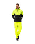 VAUDE Cycling windproof jacket - QIMSA SOFTSHELL - black/yellow
