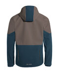 VAUDE Cycling windproof jacket - QIMSA SOFTSHELL - brown/blue