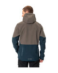 VAUDE Cycling windproof jacket - QIMSA SOFTSHELL - brown/blue