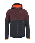 VAUDE Cycling windproof jacket - QIMSA SOFTSHELL - bordeaux/black