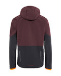 VAUDE Cycling windproof jacket - QIMSA SOFTSHELL - bordeaux/black