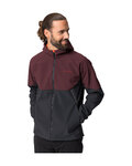 VAUDE Cycling windproof jacket - QIMSA SOFTSHELL - bordeaux/black