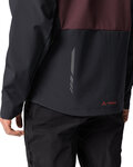 VAUDE Cycling windproof jacket - QIMSA SOFTSHELL - bordeaux/black