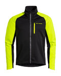 VAUDE Cycling windproof jacket - POSTA SOFTSHELL VI - yellow/black