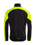 VAUDE Cycling windproof jacket - POSTA SOFTSHELL VI - yellow/black