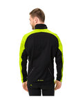VAUDE Cycling windproof jacket - POSTA SOFTSHELL VI - yellow/black