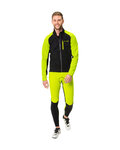 VAUDE Cycling windproof jacket - POSTA SOFTSHELL VI - yellow/black