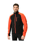 VAUDE Cycling windproof jacket - POSTA SOFTSHELL VI - red/black