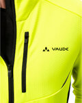 VAUDE Cycling windproof jacket - KURO SOFTSHELL - yellow/black