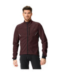 VAUDE Cycling windproof jacket - KURO SOFTSHELL - brown/black