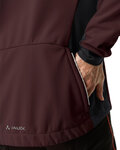VAUDE Cycling windproof jacket - KURO SOFTSHELL - brown/black