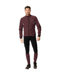 VAUDE Cycling windproof jacket - KURO SOFTSHELL - brown/black