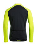 VAUDE Cycling winter long sleeve jersey - POSTA LS - yellow/black