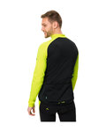 VAUDE Cycling winter long sleeve jersey - POSTA LS - yellow/black