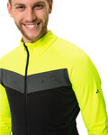 VAUDE Cycling winter long sleeve jersey - POSTA LS - yellow/black