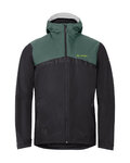 VAUDE waterproof jacket - ALL YEAR MOAB 3in1 - black/green