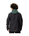 VAUDE waterproof jacket - ALL YEAR MOAB 3in1 - black/green