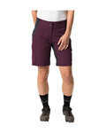 VAUDE Cycling shorts without bib - QIMSA - purple