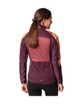 VAUDE Cycling thermal jacket - KURO INSULATION - orange/bordeaux
