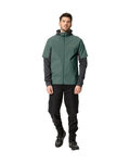VAUDE hoodie - ALL YEAR MOAB - green/black