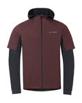 VAUDE hoodie - ALL YEAR MOAB - bordeaux/black