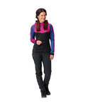 VAUDE Cycling winter long sleeve jersey - QUIMSA LS - pink/black/blue