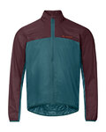 VAUDE Cycling windproof jacket - MATERA AIR - blue/brown