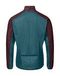 VAUDE Cycling windproof jacket - MATERA AIR - blue/brown