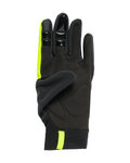 VAUDE Cycling long-finger gloves - KURO WARM - black/yellow