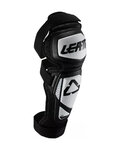 LEATT knee protector -  KNEE & SHIN GUARD 3.0 EXT - black/white