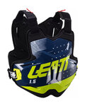 LEATT back and chest protector - CHEST PROTECTOR 1.5 TORQUE - black/blue/yellow