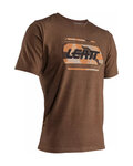 LEATT Cycling short sleeve t-shirt - CORE - brown