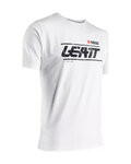 LEATT Cycling short sleeve t-shirt - CORE - white