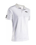 LEATT Cycling short sleeve t-shirt - POLO TEAM SHORT - white