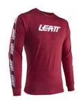 LEATT Cycling long sleeve t-shirt - PREMIUM LONG - red