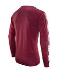 LEATT Cycling long sleeve t-shirt - PREMIUM LONG - red