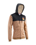 LEATT hoodie - PREMIUM - brown/black