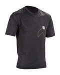 LEATT Cycling short sleeve jersey - MTB TRAIL 1.0 X-FLOW - black